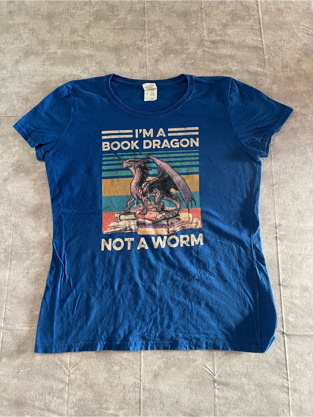 Fruit of the Loom Blue Book Dragon Graphic Tee